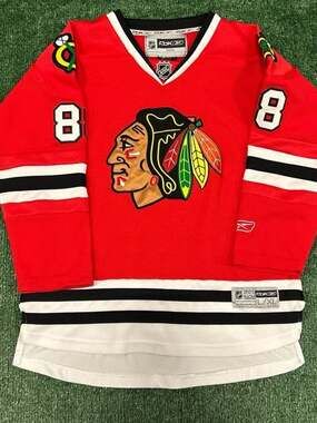 NHL official Patrick Kane Chicago Blackhawks jersey youth L/XL